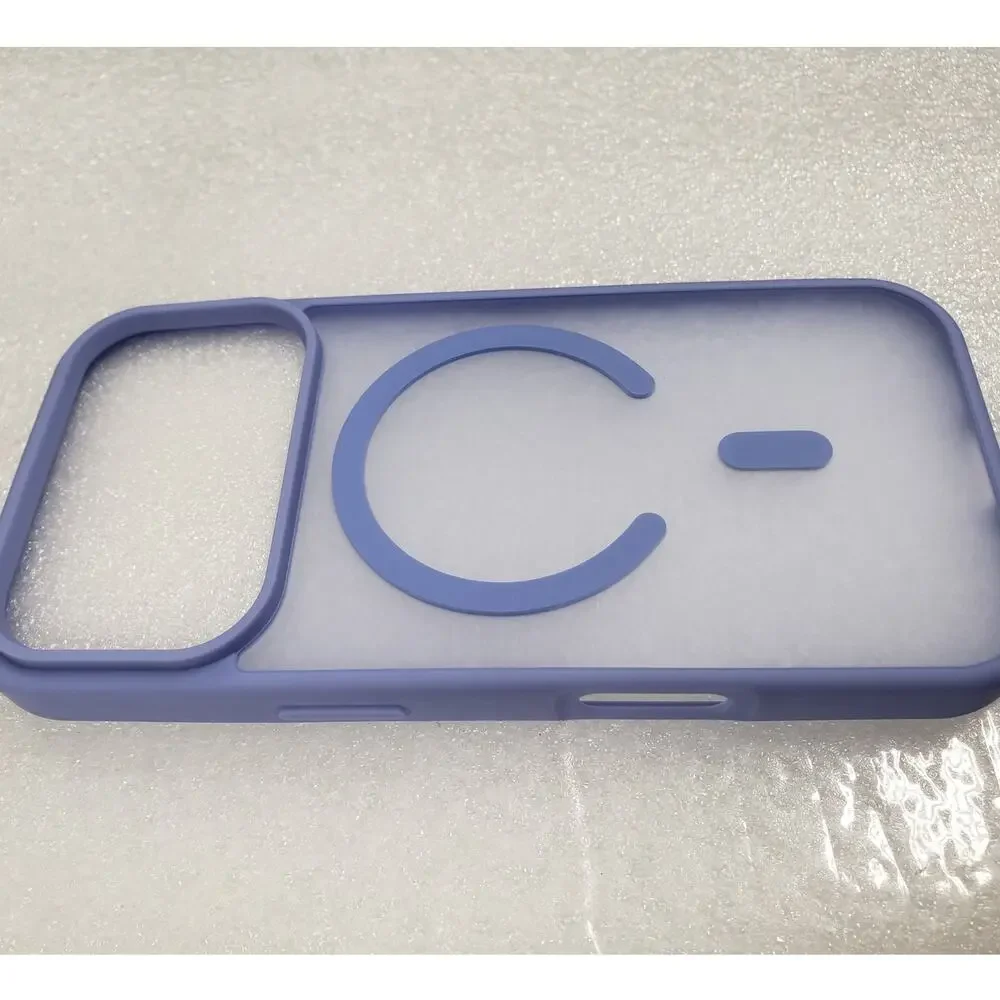 SUPFINE Translucent Matte Magnetic Case for Apple iPhone 17 Pro. Light Blue
